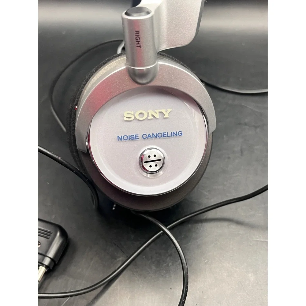 Sony‎ MDR NC6 Noise Cancelling Headphones Over Ear Foldable As Is